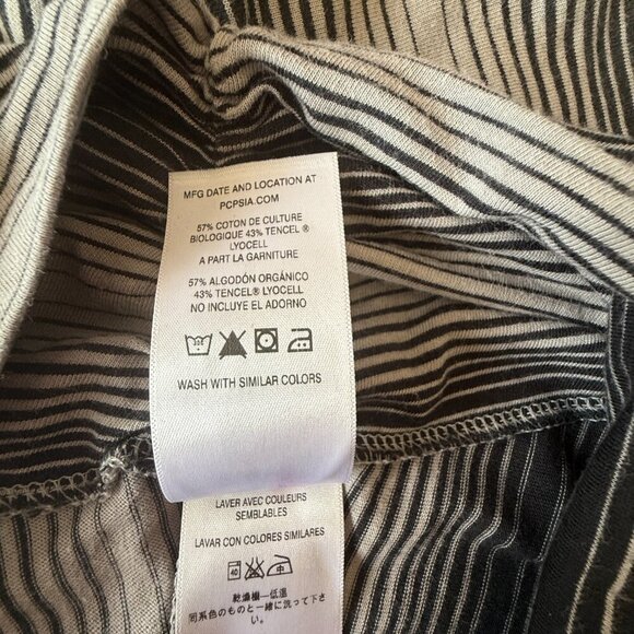 Women's S Patagonia Kamala Convertible Dress/Skirt Black & White Chevron - Picture 10 of 11